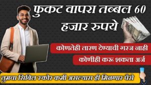 60,000 रुपये मिळणार, CIBIL स्कोअरची  गरजच नाही, असा करा अर्ज Without CIBIL/Credit Score ₹60,000 Loan