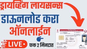 ड्रायव्हिंग लायसन्स डाउनलोड करून ठेवा तुमच्या मोबाईलवर, गरजेच्या वेळी होईल उपयोग जाणून घ्या संपूर्ण माहिती..